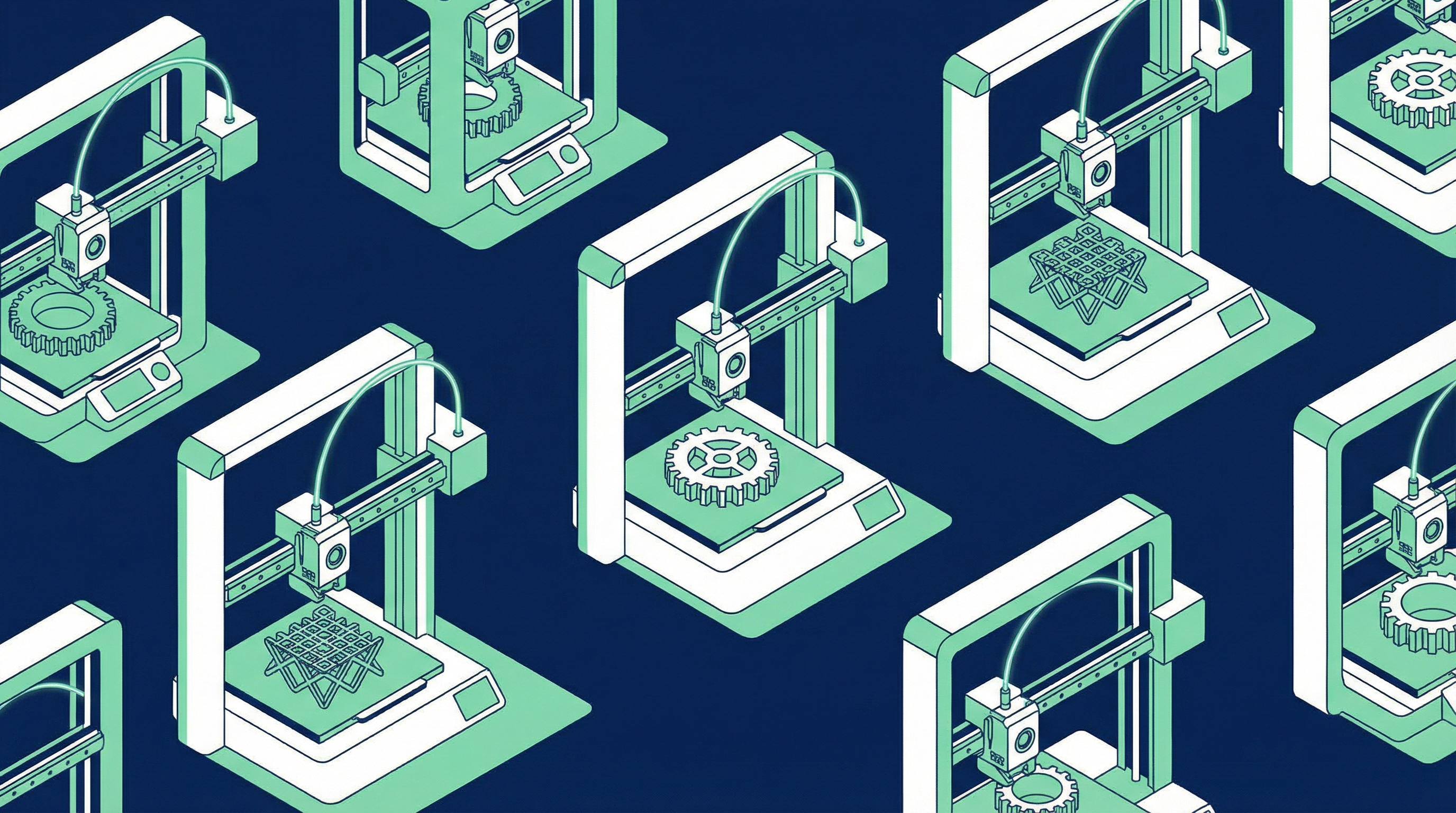 3D printer fleet for rapid prototyping