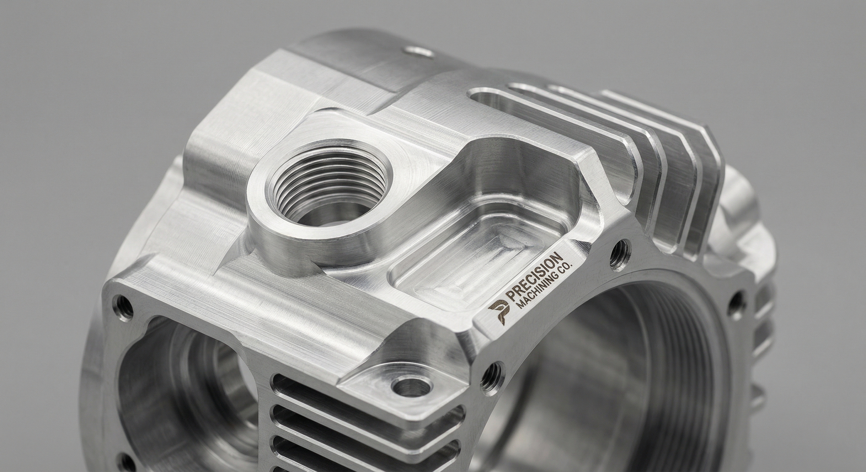 High-quality precision machined aluminum part