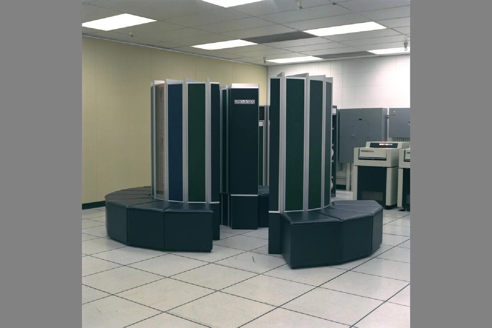 A Cray 1S computer at NASA Ames in California in 1981.