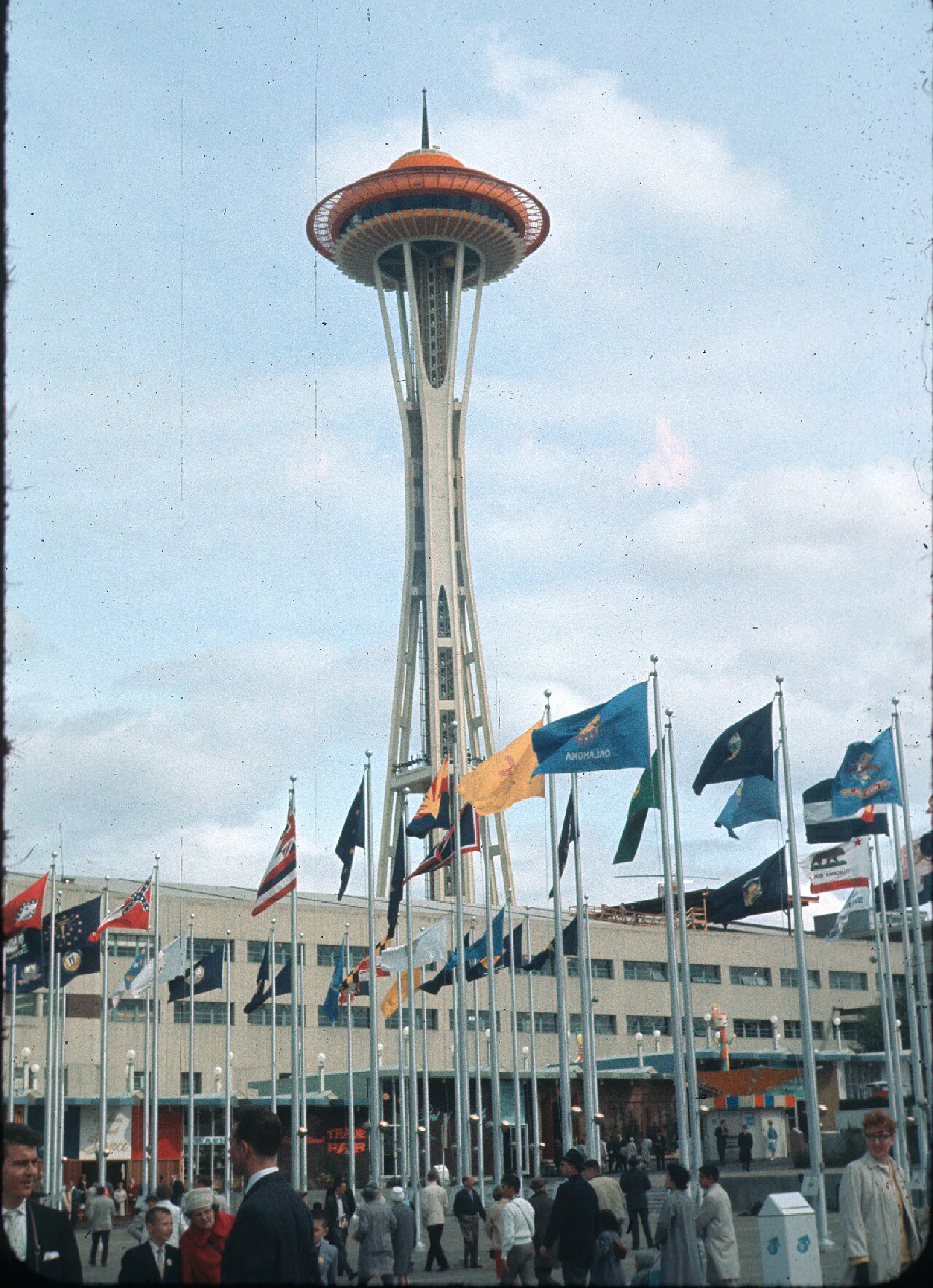 The Space Needle at Seattle’s 1962 World’s Fair.